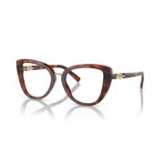 Stylish Eyewear Frames in Havana Color Tiffany , Brown , Unisex