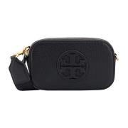 Mini CrossBody leren tas Tory Burch , Black , Dames