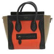 Pre-owned Leather totes Celine Vintage , Black , Dames