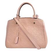 Pre-owned Leather louis-vuitton-bags Louis Vuitton Vintage , Pink , Da...