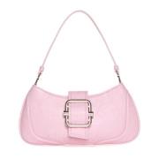 Bubblegum Pink Panelled Handtas Osoi , Pink , Dames