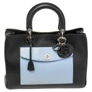 Pre-owned Leather totes Dior Vintage , Black , Dames