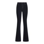 Zwarte Flared Denim Jeans Amiri , Black , Dames