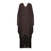 Bruine Kaftan Jurk Taller Marmo , Brown , Dames