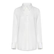 Witte kraalversierde blouse Fabiana Filippi , White , Dames
