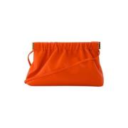 Leather shoulder-bags Nanushka , Orange , Dames