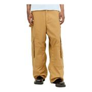 Canvas Cargo Broek Multi-Pocket Ontwerp Junya Watanabe , Brown , Heren