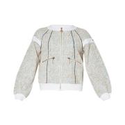 Ivory Sophisticated Jacket Liu Jo , Multicolor , Dames