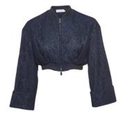Pre-owned Lace outerwear Dior Vintage , Blue , Dames