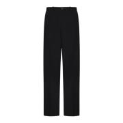 Zwarte Broek met Wit/Blauw Detail Balenciaga , Black , Heren