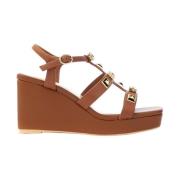 Wedge Sandalen Apepazza , Brown , Dames