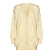 Hart Motief Sweaters Alessandra Rich , Yellow , Dames