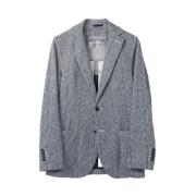 Prince of Wales Check Blazer Circolo 1901 , Gray , Heren