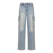 Blauwe Cargo Scout Frost Jeans 7 For All Mankind , Blue , Dames