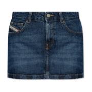 Denim rok 'De-Ron' Diesel , Blue , Dames