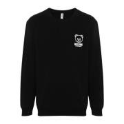Zwarte Sweaters voor Vrouwen Moschino , Black , Heren