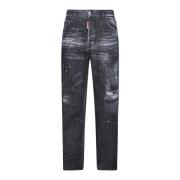 Zwarte Boston Jeans Dsquared2 , Black , Dames