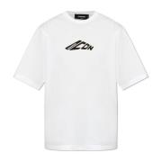 Bedrukt T-shirt Dsquared2 , White , Dames