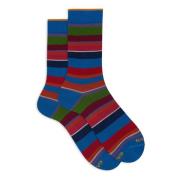 Italiaanse korte sokken licht stretchkatoen Gallo , Multicolor , Heren