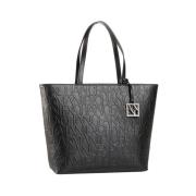 Zwarte Shopper Tas Elegant Modern Armani Exchange , Black , Dames