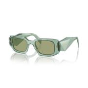 Rechthoekige zonnebril Prada , Green , Unisex
