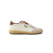 Retro Tennissneaker met Suède Details Blauer , Multicolor , Heren