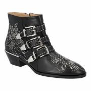 Leather boots Chloé , Black , Dames