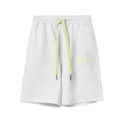 Witte Bermuda Shorts voor Mannen Gaëlle Paris , White , Heren