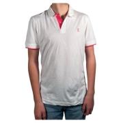 Witte Katoenen Polo Shirt Vicomte A. , White , Heren