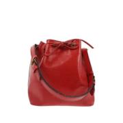 Pre-owned Leather louis-vuitton-bags Louis Vuitton Vintage , Red , Dam...