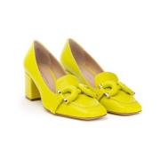 Leren Gesp Sneakers Roberto Festa , Yellow , Dames