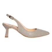 Lurex Slingback Ch2000/Rt L'arianna , Beige , Dames