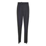 Mohair Wol Jogging Broek Valentino Garavani , Black , Heren