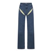 Cut Out Evergreen Jeans Y/Project , Blue , Dames