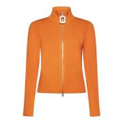 Oranje Zip-Up Cardigan Sweater JW Anderson , Orange , Dames