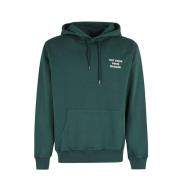 Slogan Hoodie Drole de Monsieur , Green , Heren