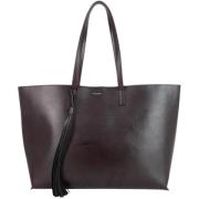 Pre-owned Leather totes Yves Saint Laurent Vintage , Brown , Dames