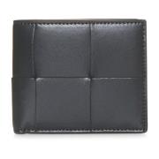 Chique Wallet Collectie Bottega Veneta , Black , Heren