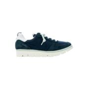 P05M18021Ts laag gesneden kanten sneakers Panchic , Blue , Heren