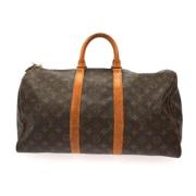 Pre-owned Canvas louis-vuitton-bags Louis Vuitton Vintage , Brown , Da...