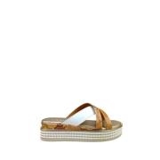 Beige Sandalen Elegant Hedendaags Ontwerp Alviero Martini 1a Classe , ...