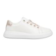 Eenvoudige Vetersneakers Calvin Klein , White , Dames