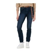 Straight Leg Herenna Jeans Donkerblauw Minus , Blue , Dames