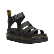 Platform Sandalen Zwart Dr. Martens , Black , Dames