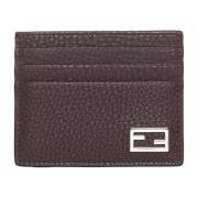 Moderne Blauw en Wit Portemonnee Fendi , Brown , Heren