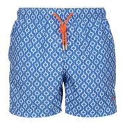 Lichtblauwe Diamant Zwemshorts Gallo , Multicolor , Heren