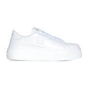 Witte Sneakers met Blauwe Accenten Givenchy , White , Dames