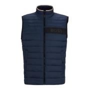 Geïsoleerde mouwloze regular fit jas Hugo Boss , Blue , Heren