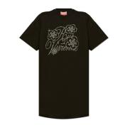 T-shirt jurk Kenzo , Black , Dames