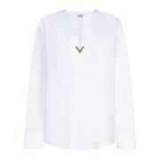 Stijlvolle Overhemden Valentino , White , Dames